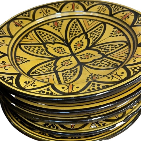 Marokkanische Gelbe Teller 25 cm
