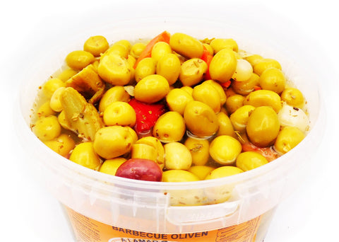 Barbecue Oliven 900g