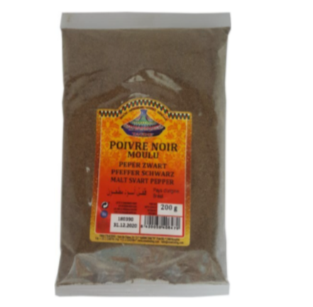 Schwarze Pfeffer Gemahlen 200g