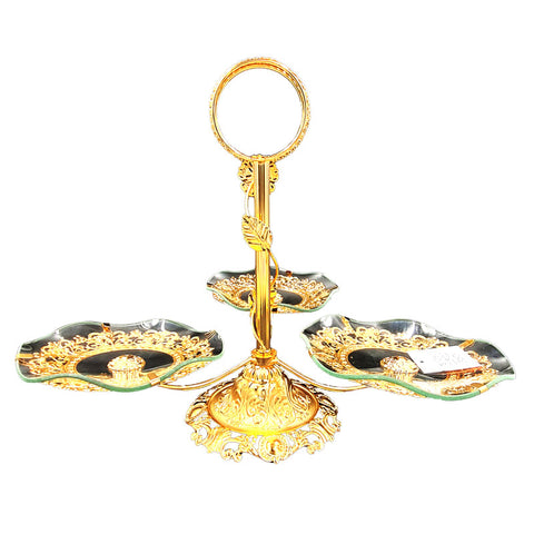 Vergoldete Kuchentür mit 3 Displays