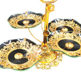 Vergoldete Kuchentür mit 4 Displays