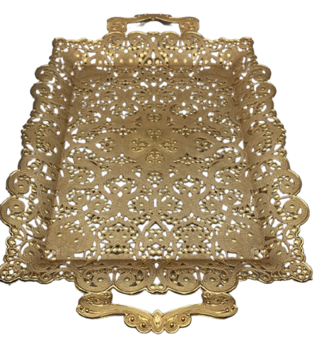 Gold Tablett 40cm x25cm