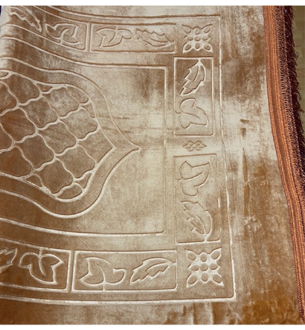 Gebetsteppich Braun Gold