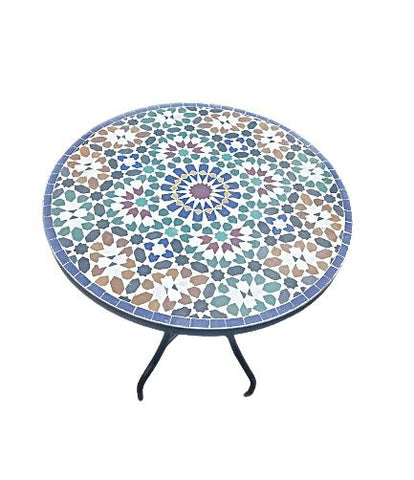 Mosaik Tisch 60cm Rund
