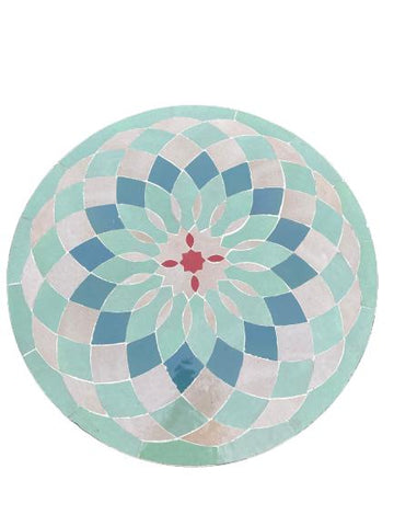 Mosaik Tisch 45cm Rund