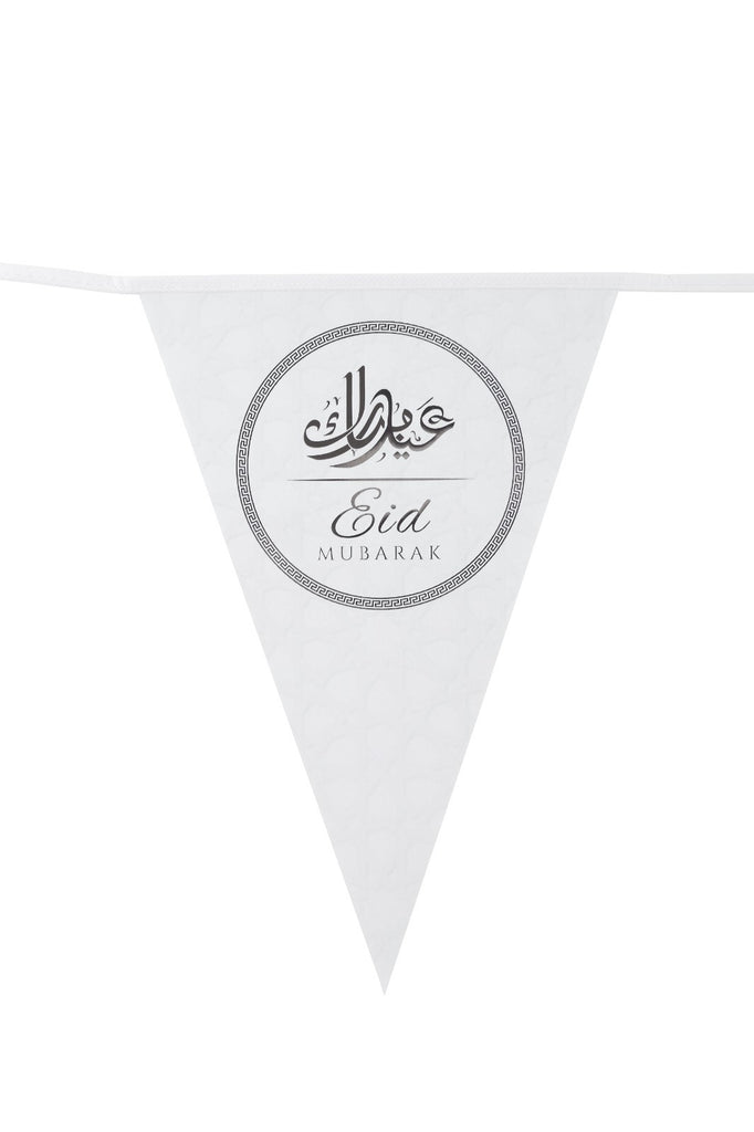 Eid Mubarak Girlande Silber 5 Meter