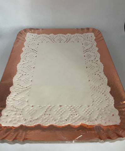 Einweg Servierplatten Bronze 41x30cm