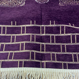Gebetsteppich Violett Gold Kaaba Design