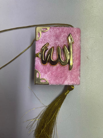 Koran Anhänger Rosa ideal fürs Auto