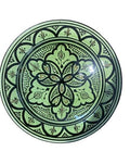 Marokkanische Teller Grün 20 cm