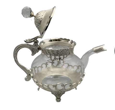 Tee Kanne de Luxe Silber 1,1L