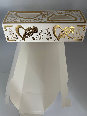 Backwerkzeug Gold Gebäckverpackung 25x7cm