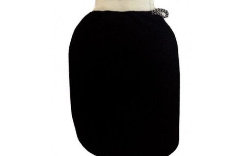 Peelinghandschuh Schwarz