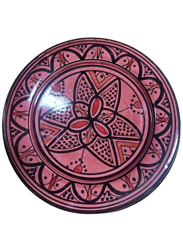 Marokkanischer Teller Bordeaux