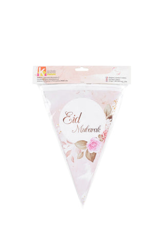 Eid Mubarak Girlande Rosa 5 Meter
