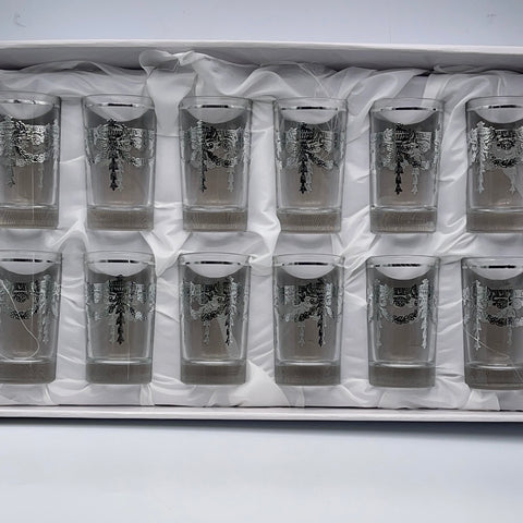 Tee Gläser Silber 12x